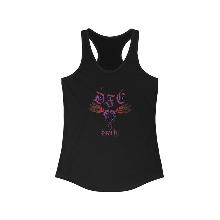 DFC black work out tank top