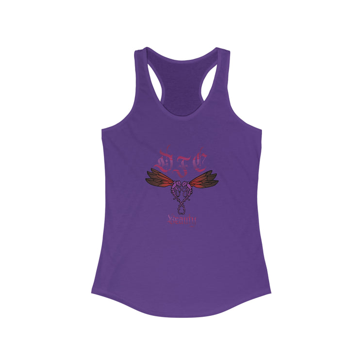 Purple DFC work out tank top