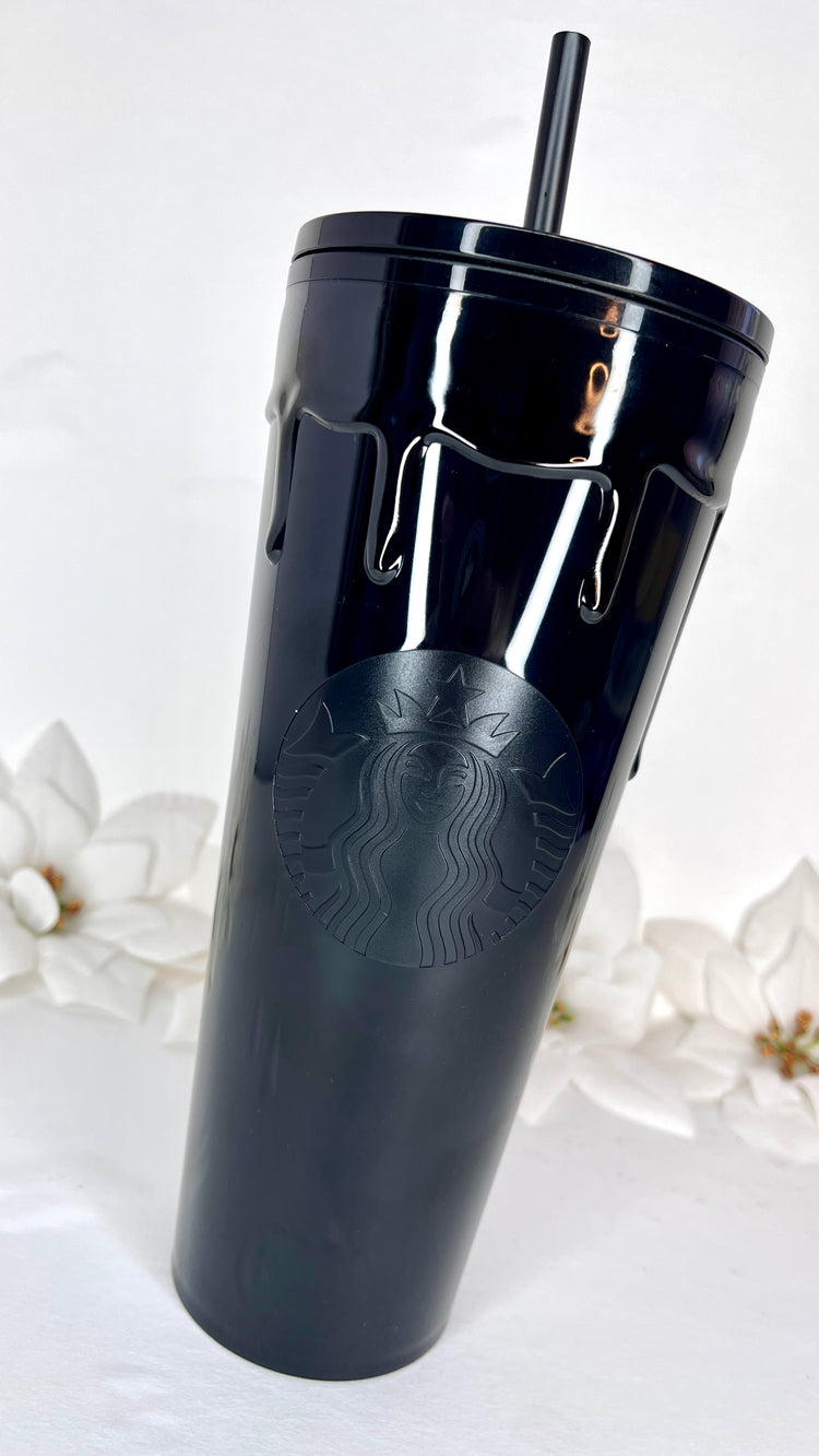 Black glossy siren Starbucks