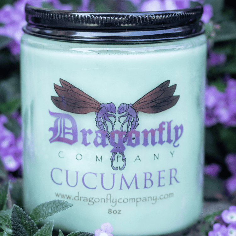 All natural and refreshing soy cucumber candle 