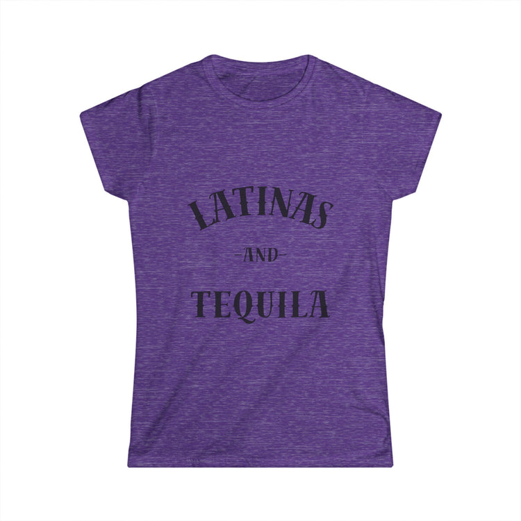 Latinas And Tequila Womens T-shirt