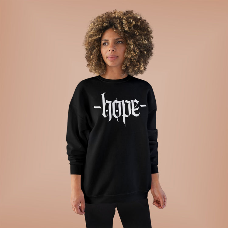 hope dragonfly sweatshirt winter wear black long sleeve hope in front dragonfly on the back black sweatshirt white print. 