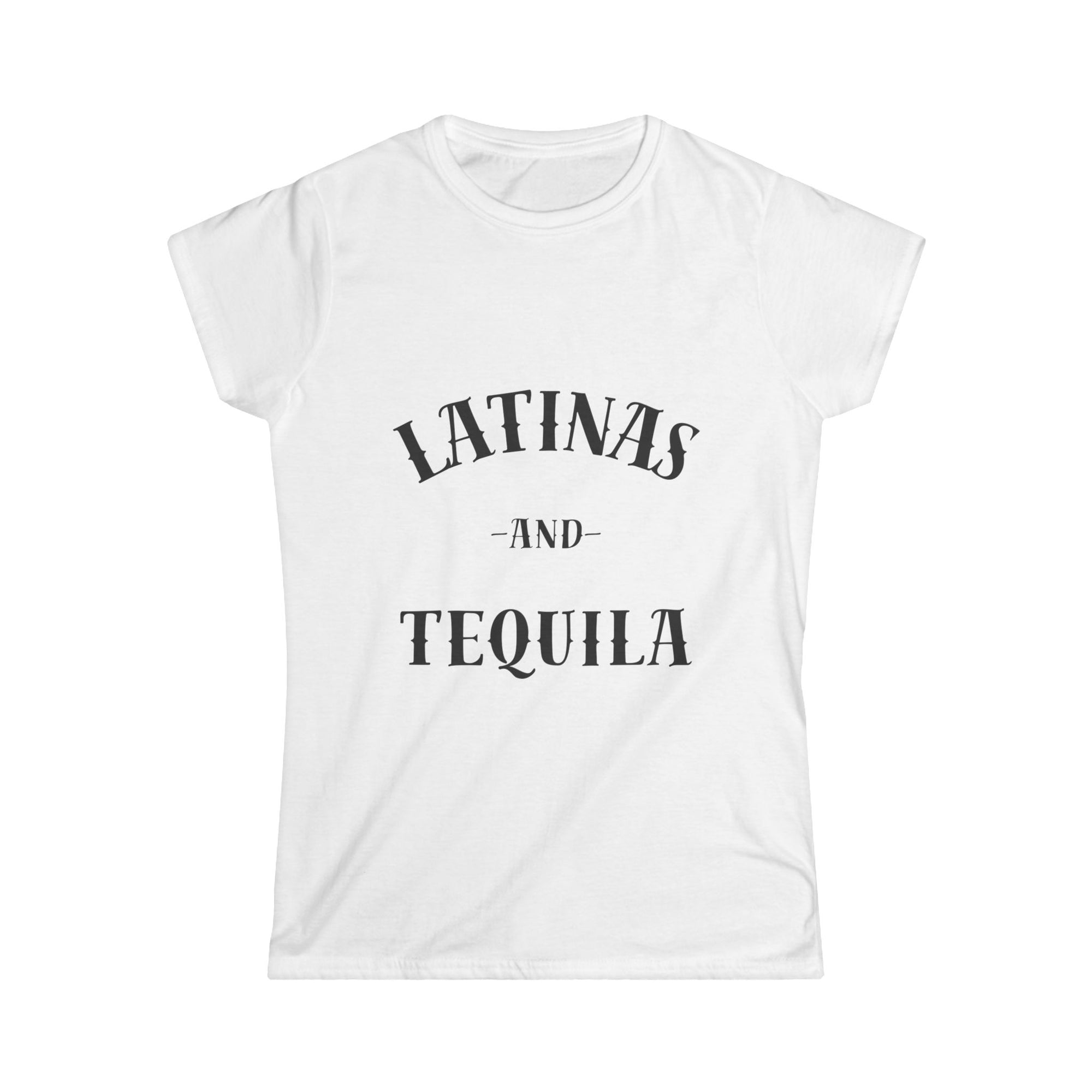 Latinas And Tequila Womens T-shirt