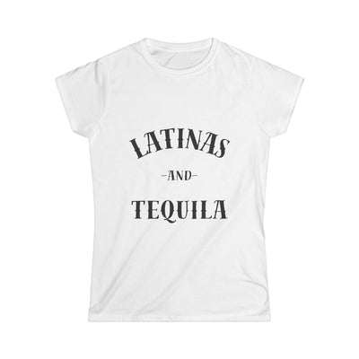 Latinas And Tequila Womens T-shirt