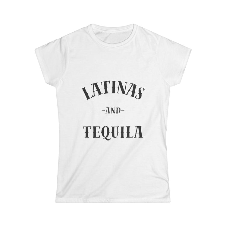 Latinas And Tequila Womens T-shirt