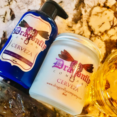 Cerveza lotion candle and soap is perfect for a man or woman.