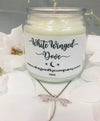 White Winged Dove Candle