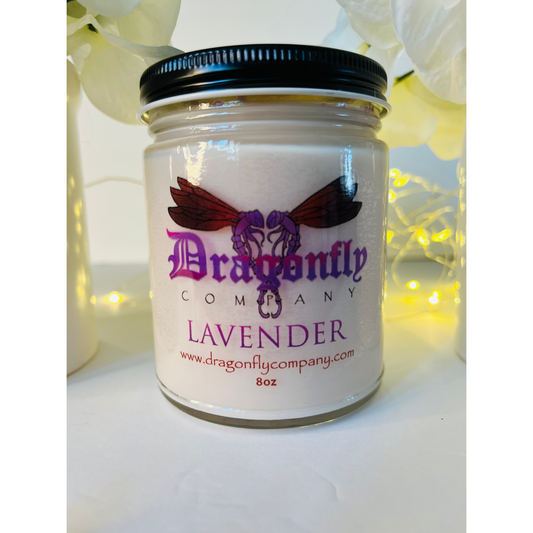 Lavender Soy Candle by Dragonfly Company