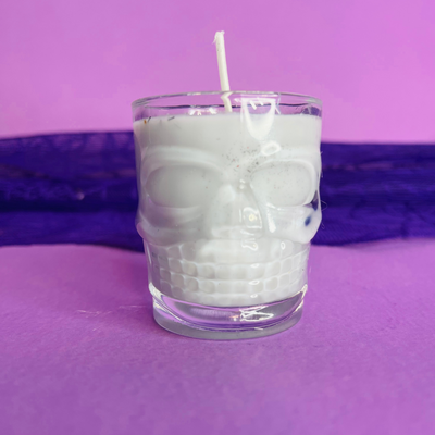 Halloween Skull Shot Candle by Dragonfly Company